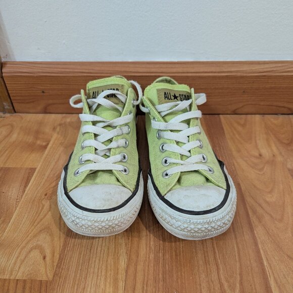 Lime Green Converse - Picture 1 of 3